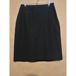 Banana Republic Womens skirt 0P Black A-line Zip Casual